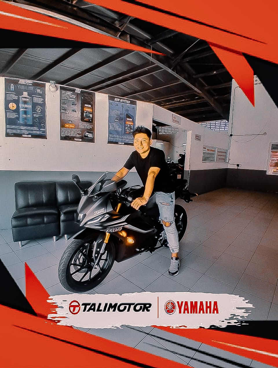 Cliente feliz con su Yamaha